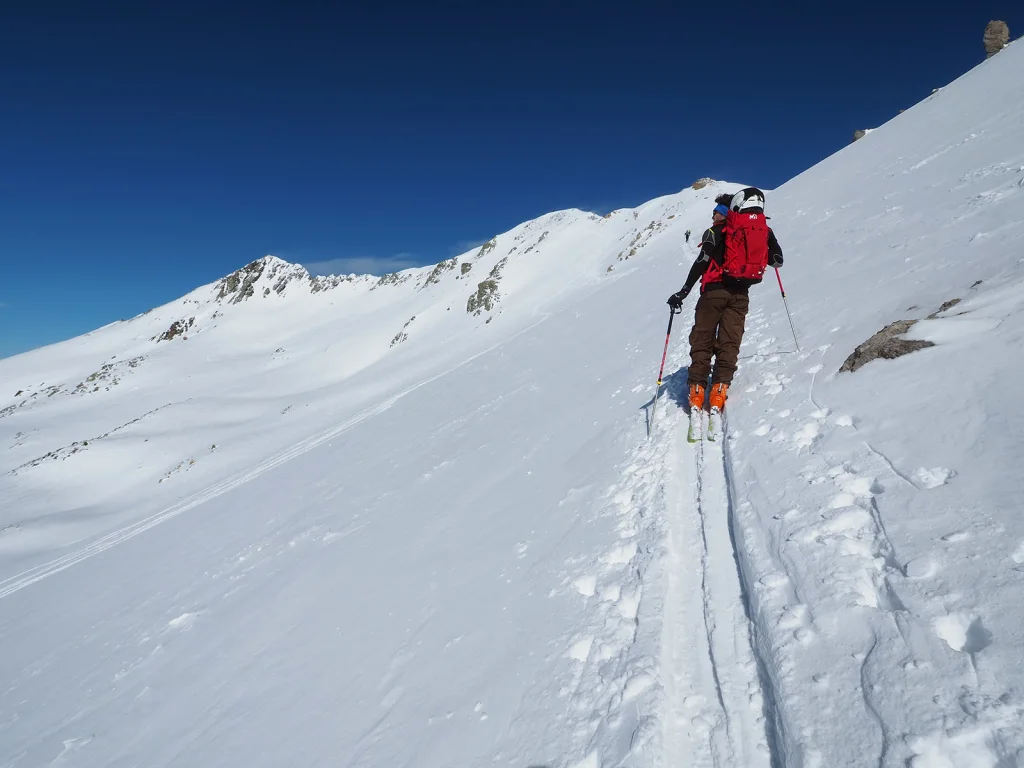 Tratto ripido per arrivare al colletto