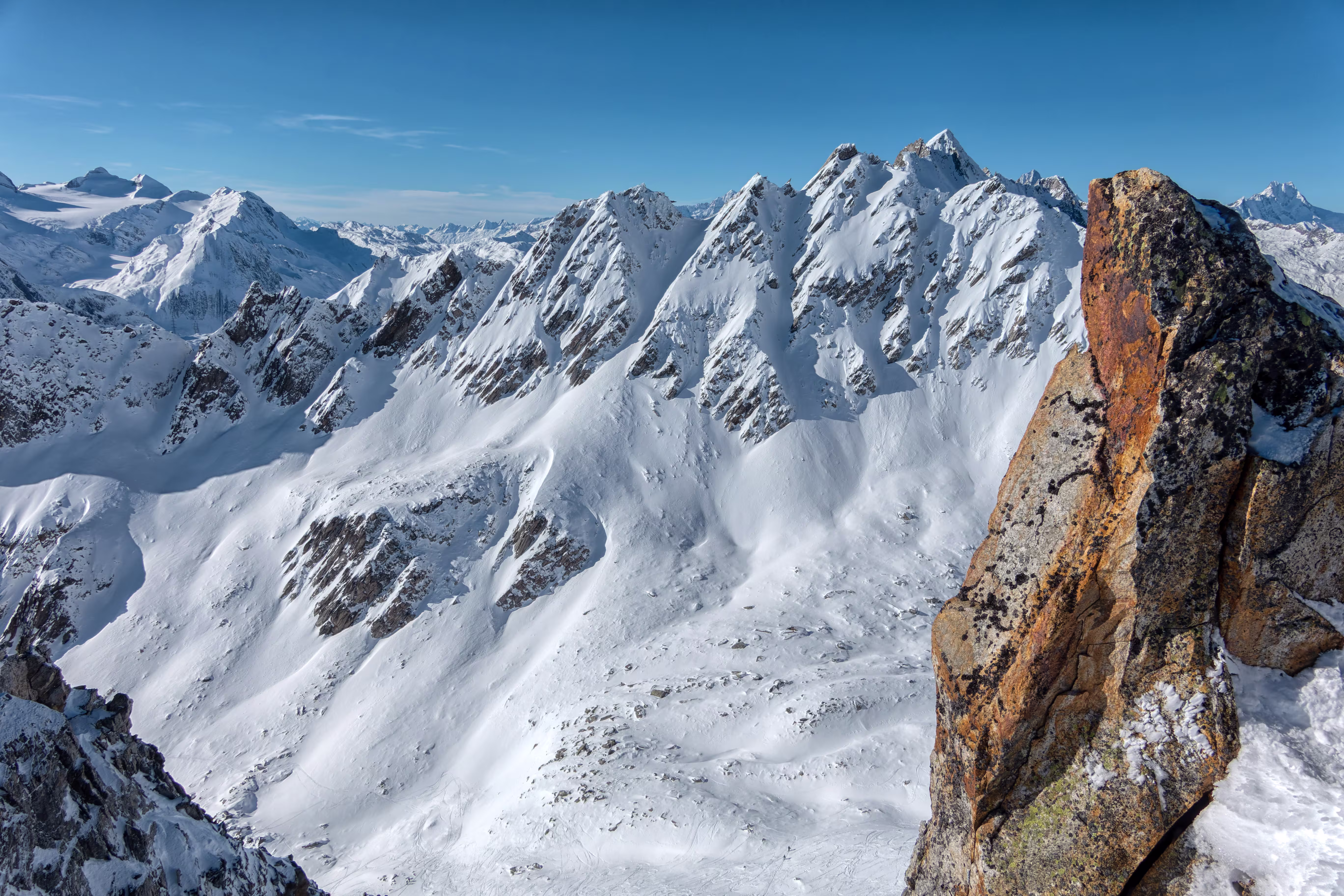 Dalla vetta del Pizzo Forcella