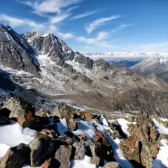 Lagginhorn e Fletschorn dalla vetta