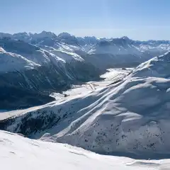 Dalla vetta verso il Bernina
