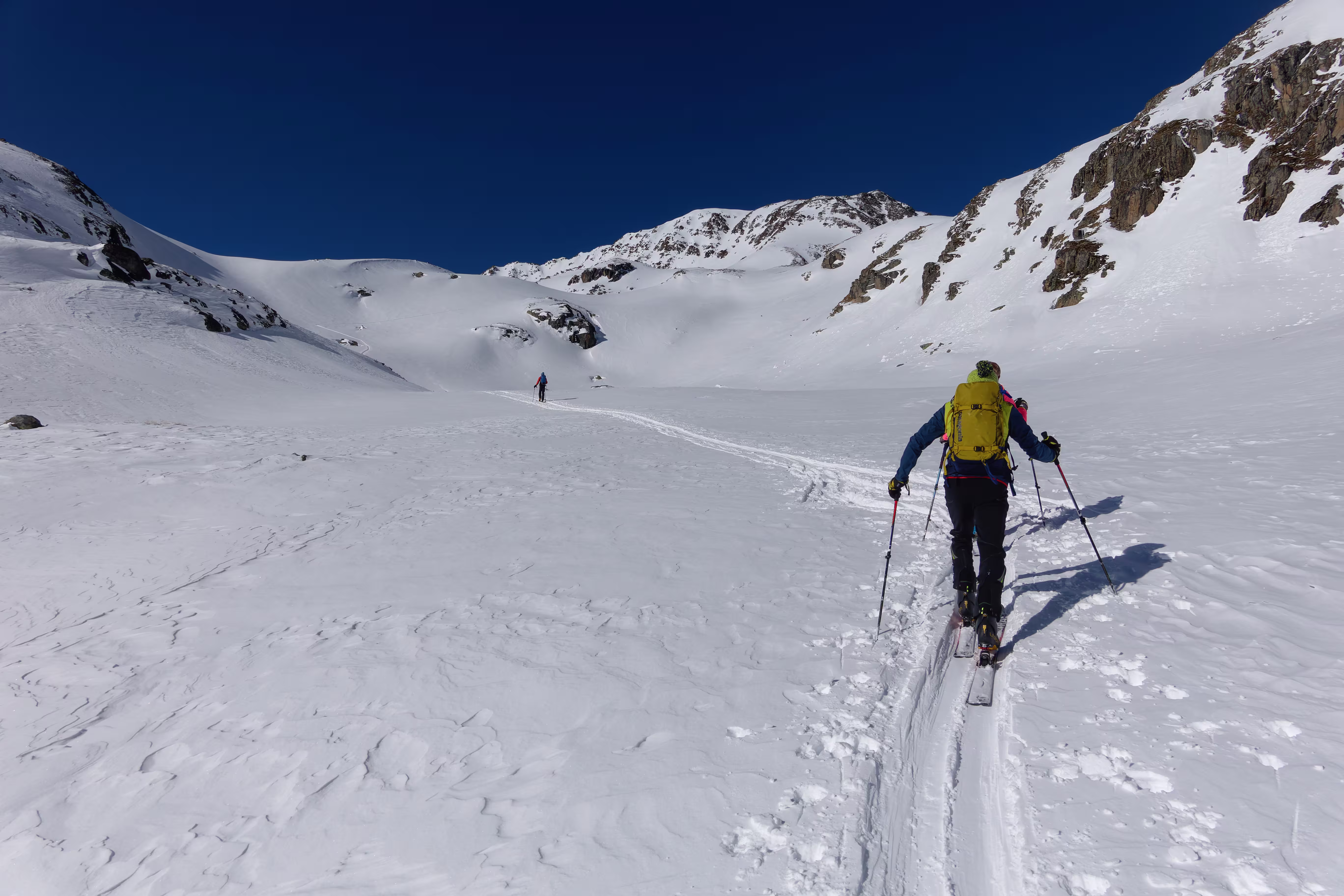 A circa metà salita