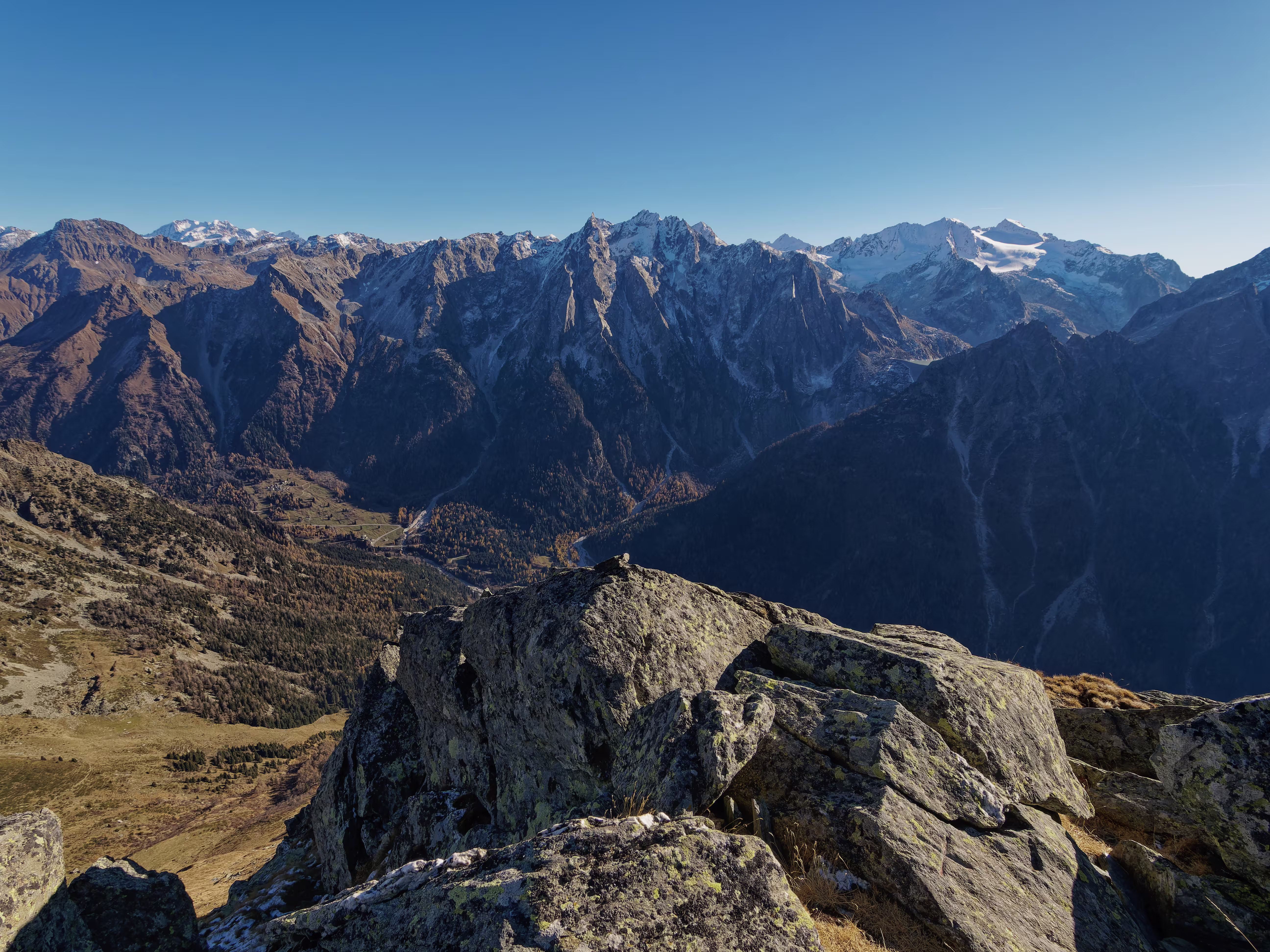 Panorama dal Piz Cam