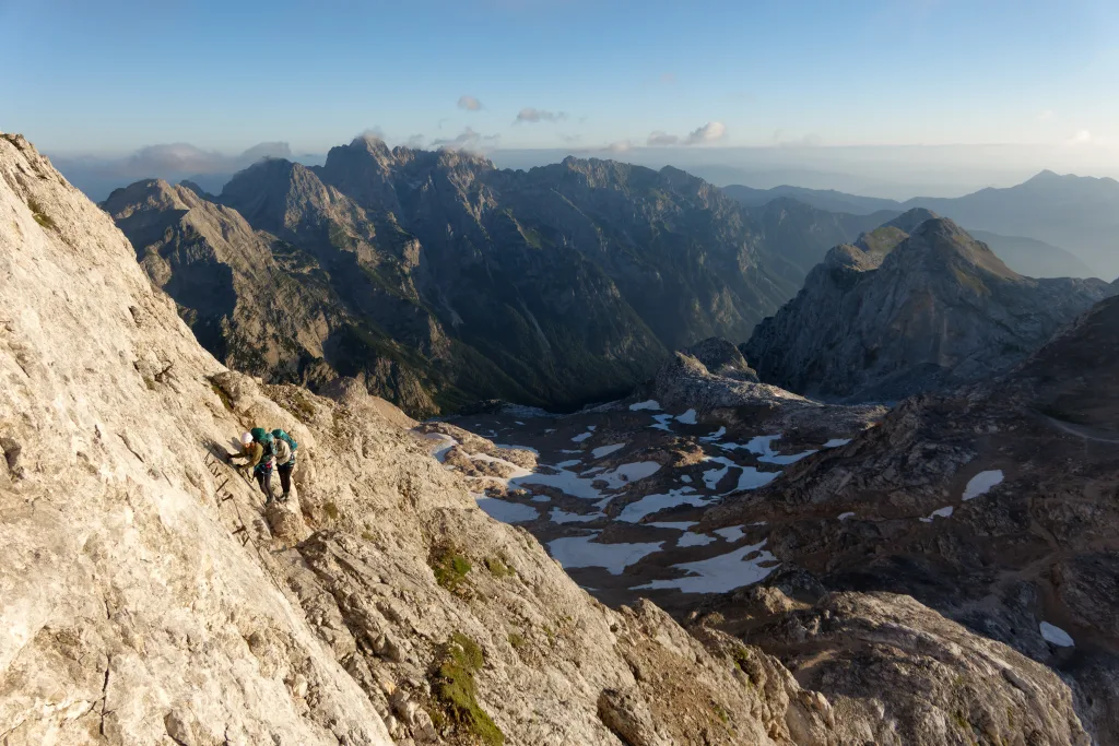 La Vrata Valley dalla ferrata per la vetta