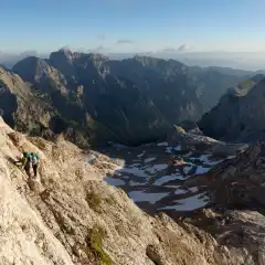 La Vrata Valley dalla ferrata per la vetta