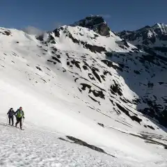 Puntando il canalone inziale