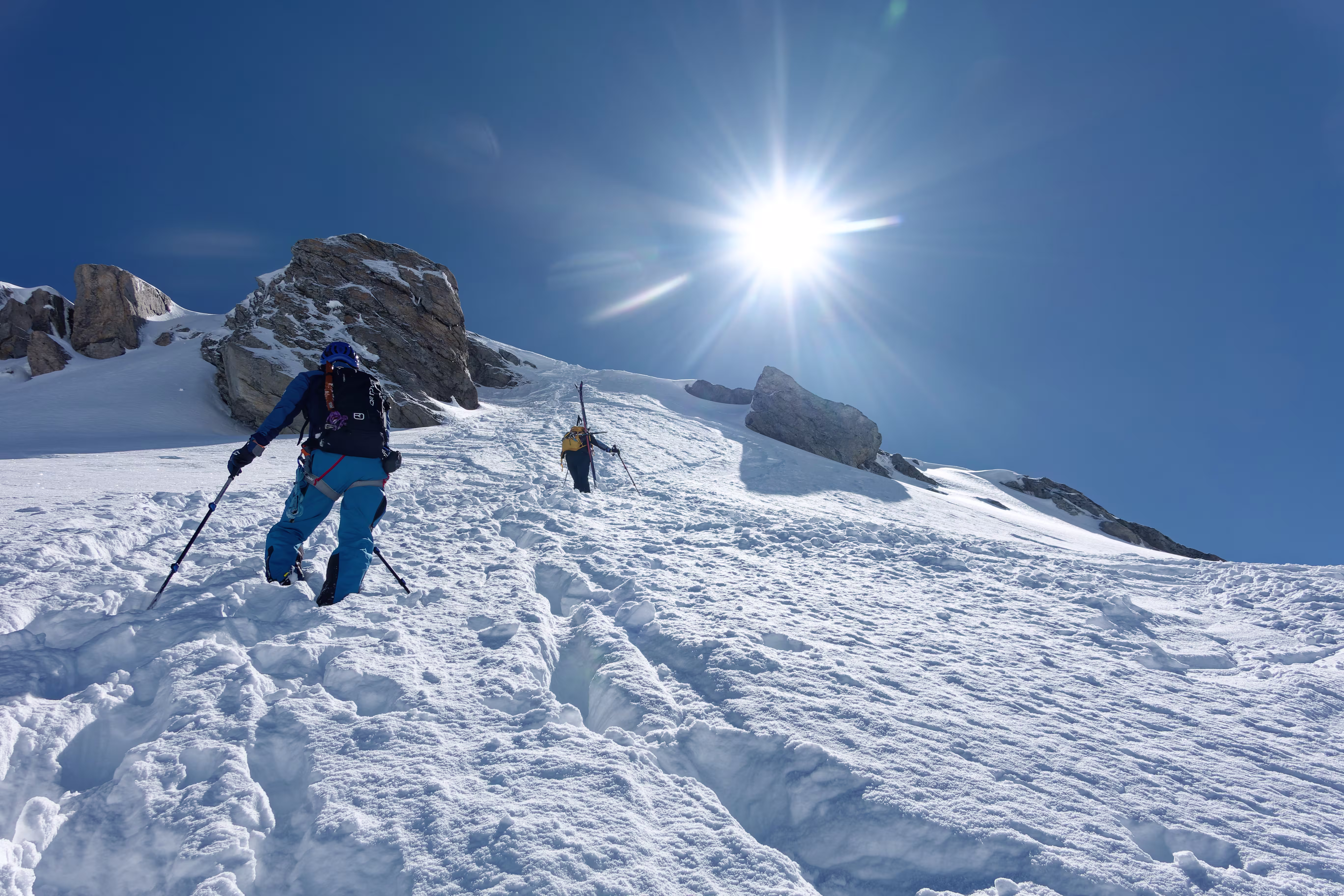 La rampa finale per la croce