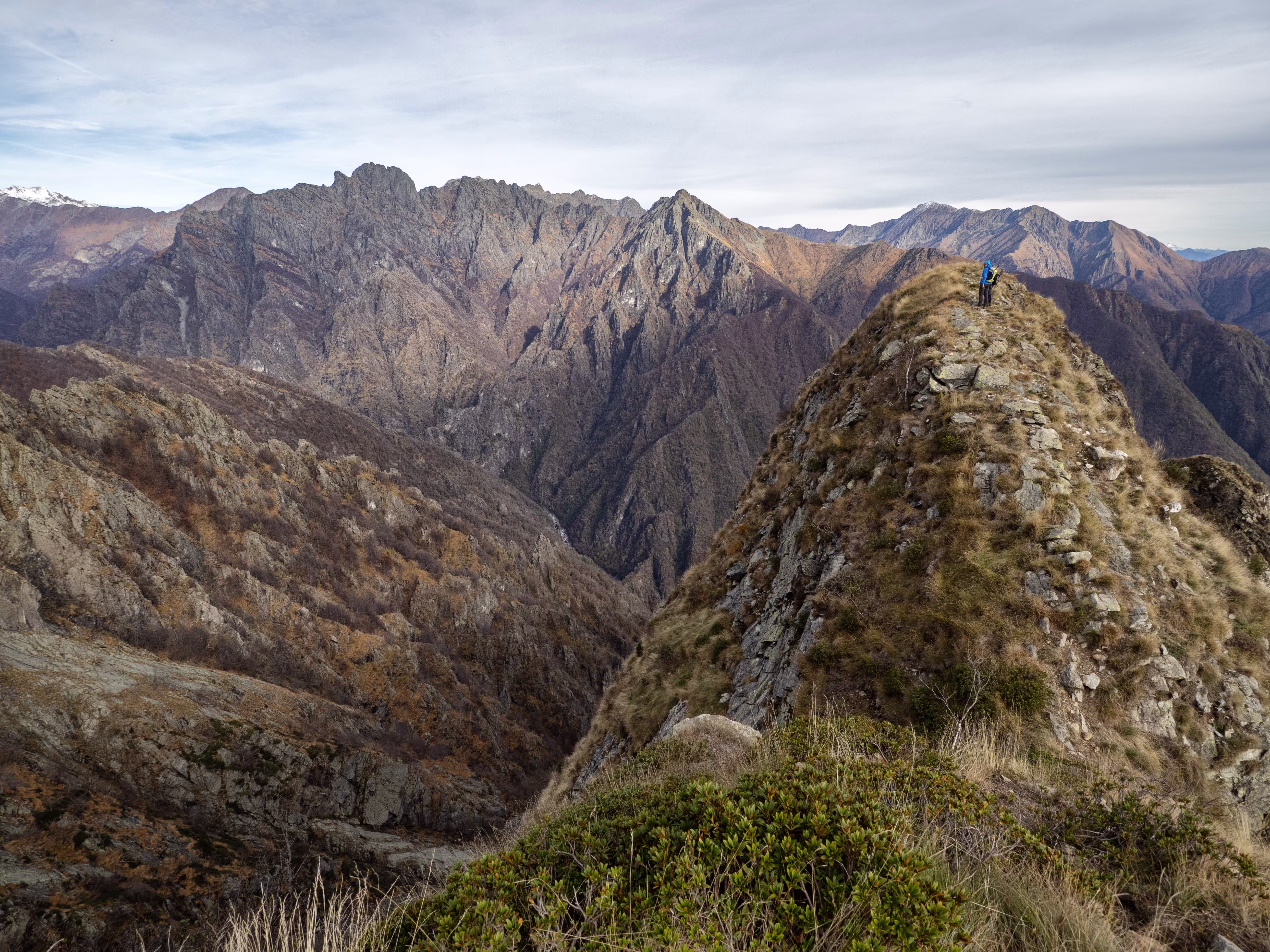 Il Pedum dalla vetta