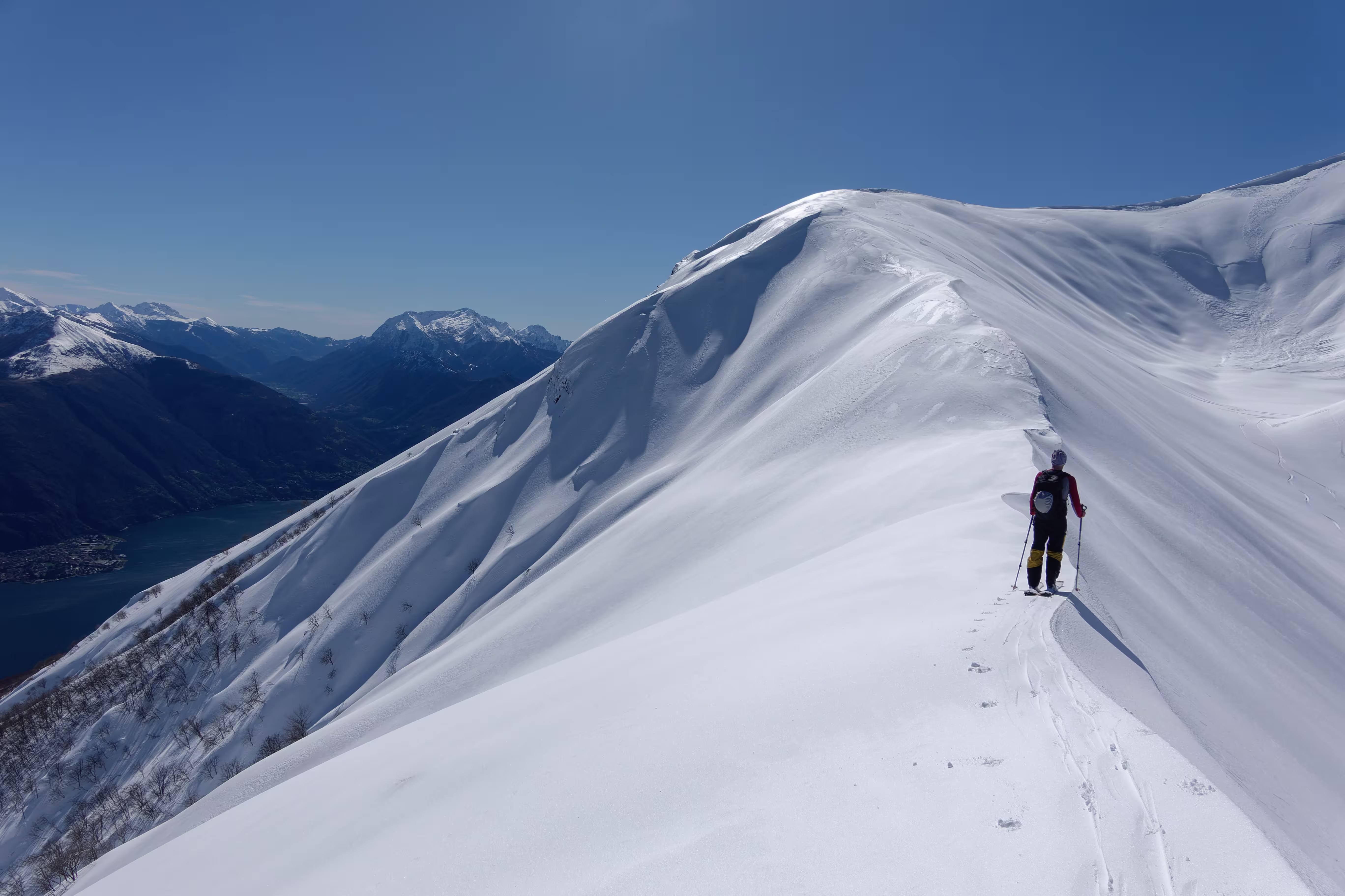 Sulla cresta nord con la Grigne