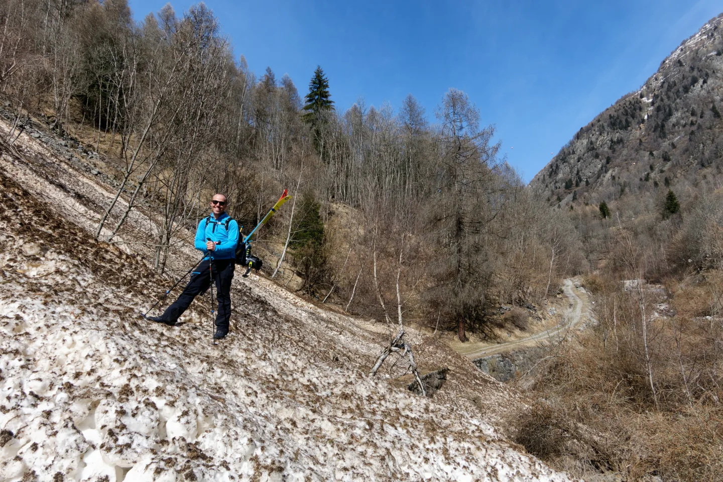 Scialpinismo Val Fontana, valanga