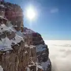 scialpinismo Resegone, Mare di nubi dalla cresta