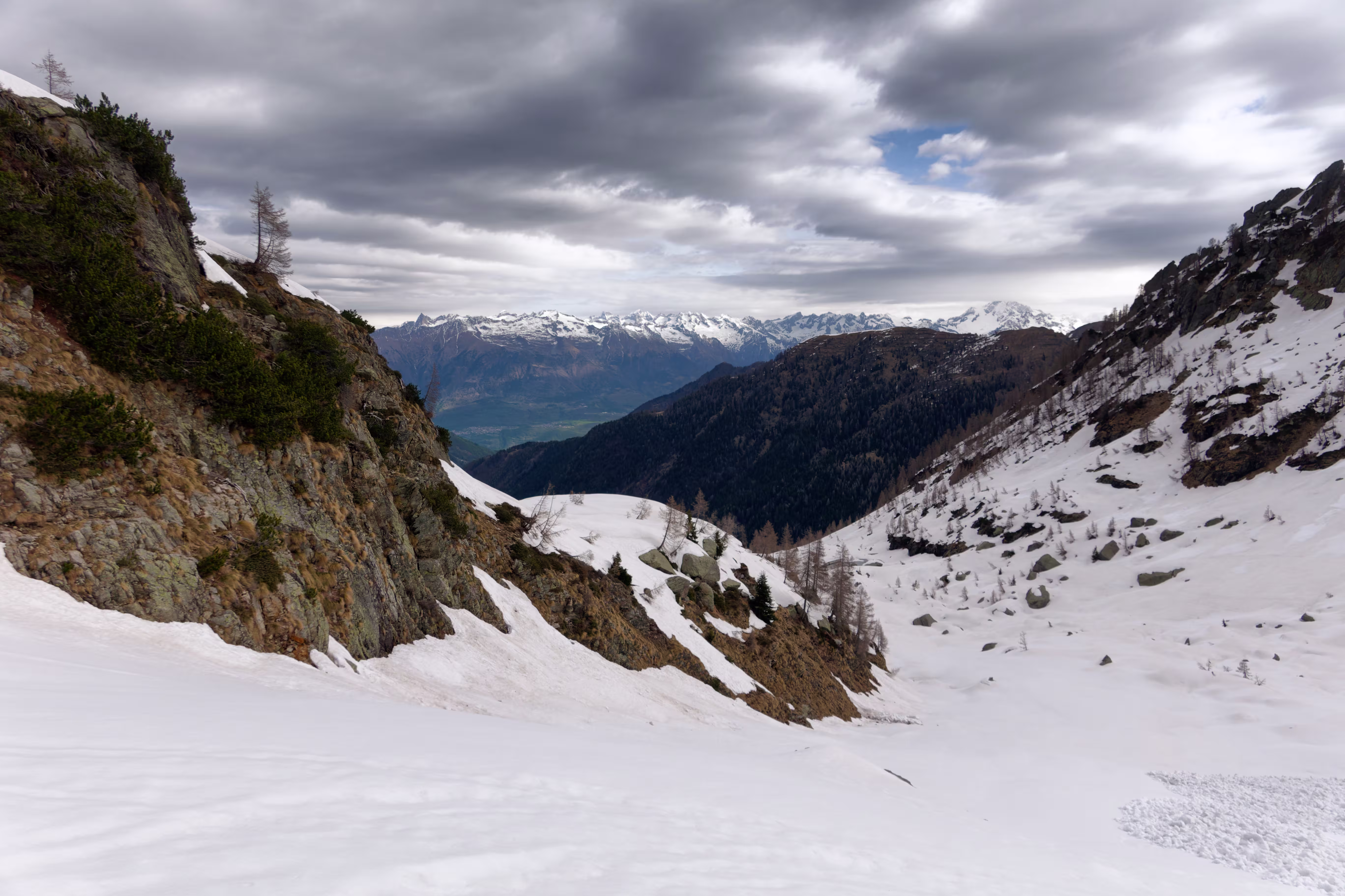 Vista verso le Retiche