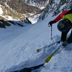 Una piazzola comodissima per mettere gli sci