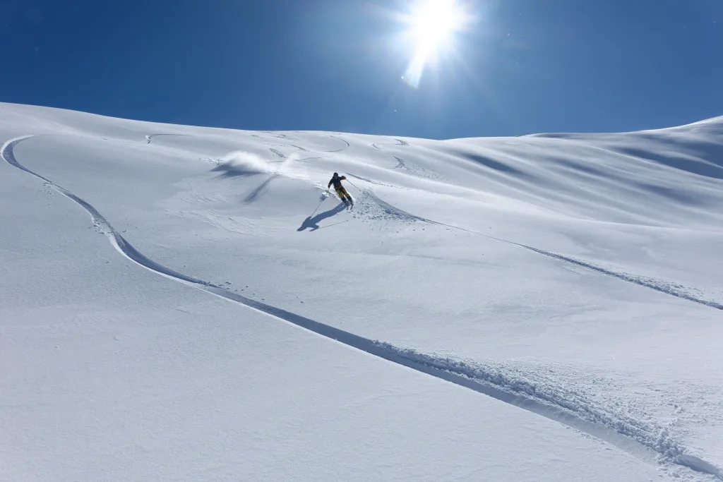 Stupenda discesa a nord