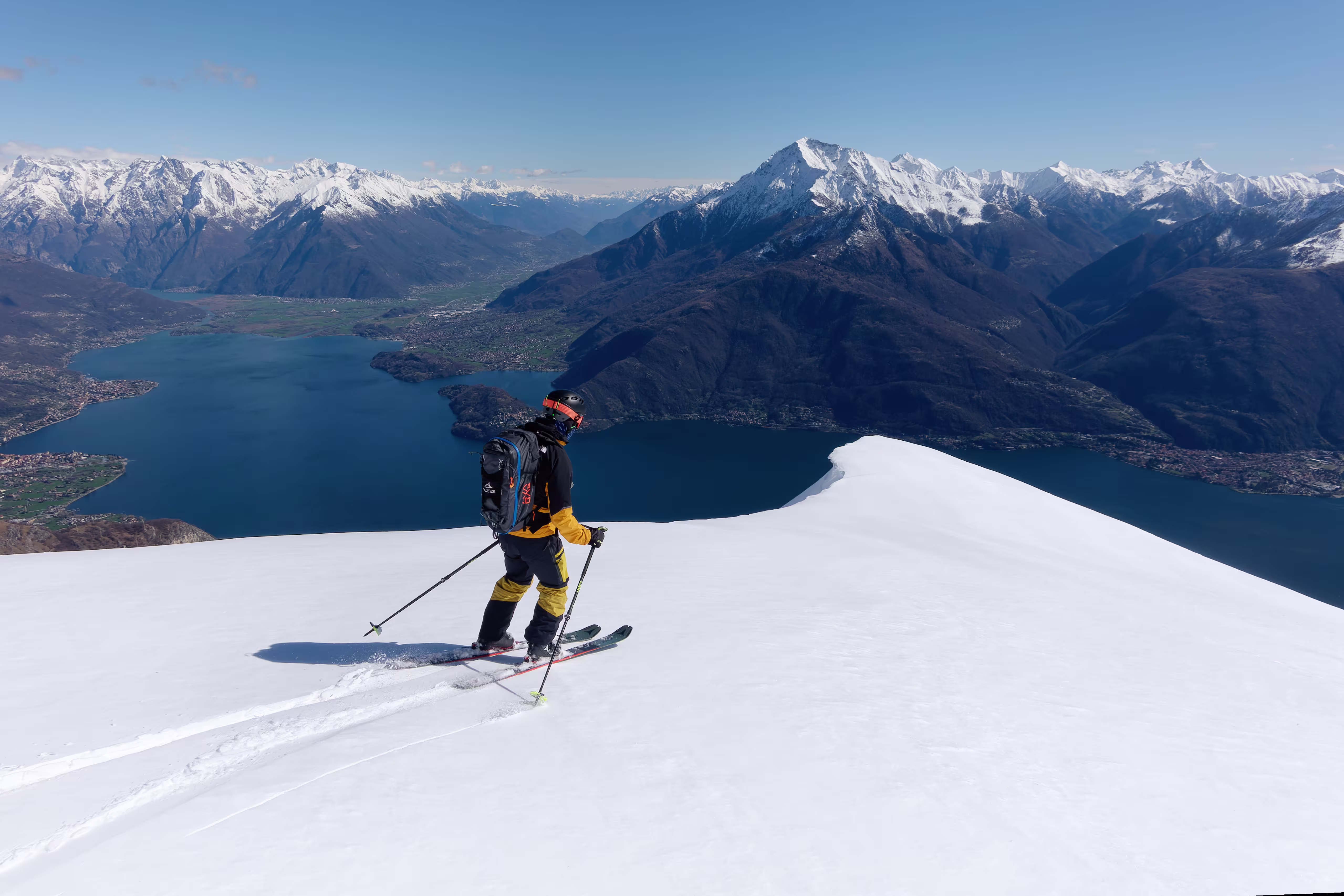 In basso la neve sta mollando il giusto