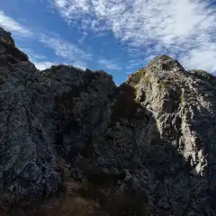 Il canalino finale del Pedum