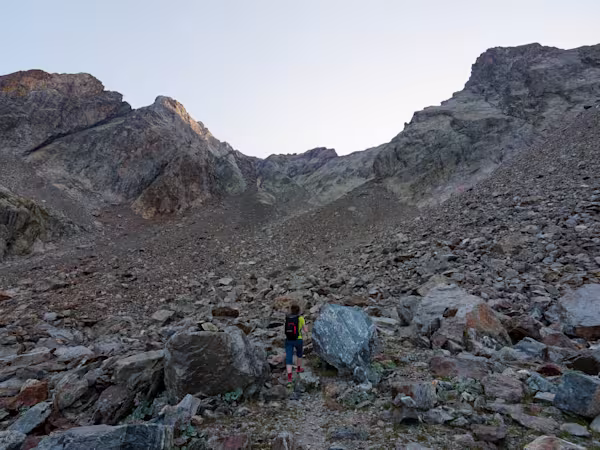 Avvicinamento al Passo dei Detriti