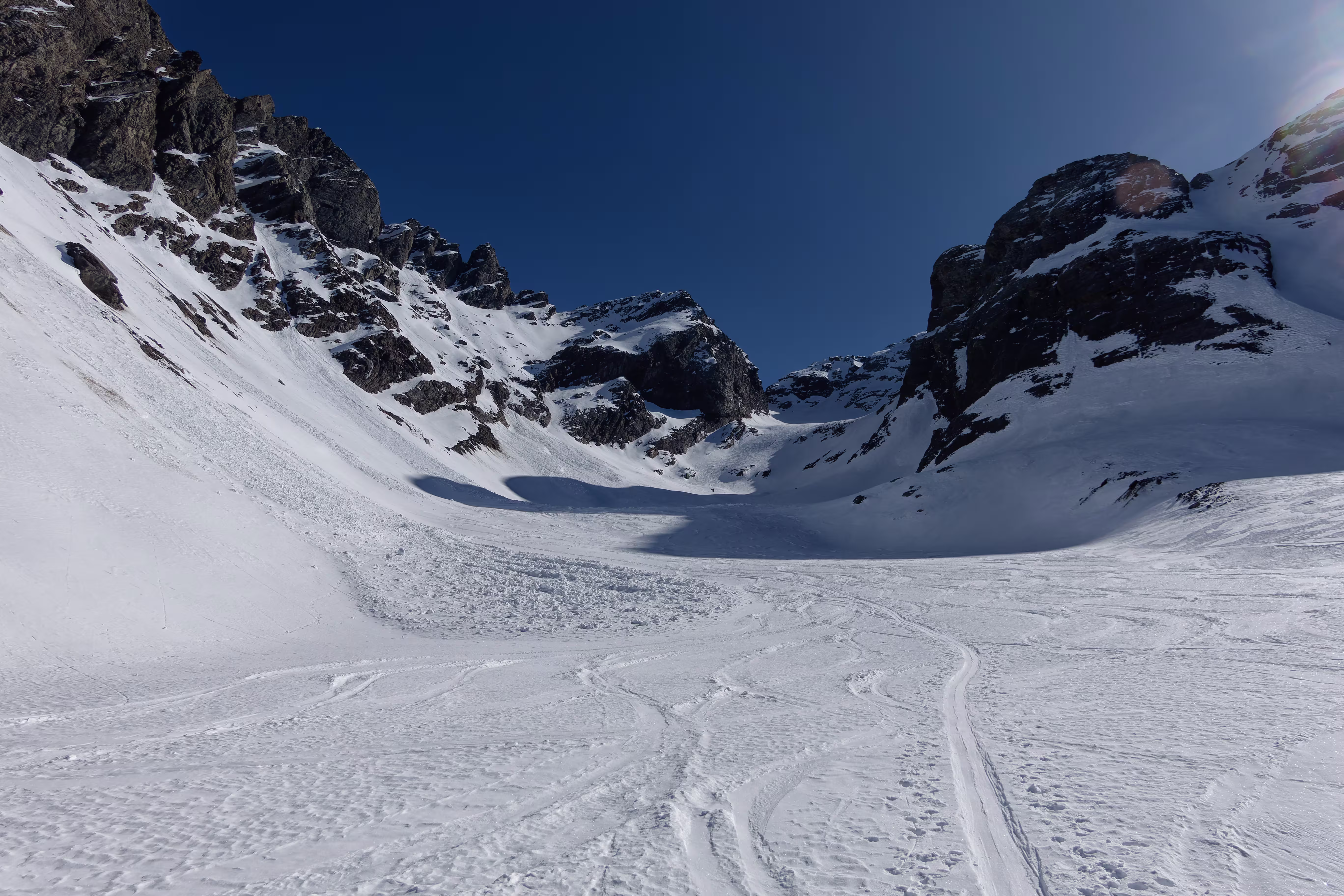 Ultimo strappo prima del canalino finale