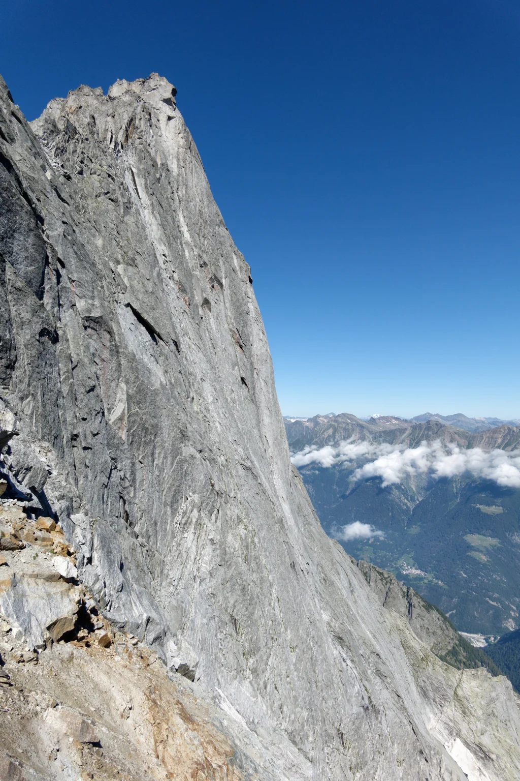 Il Badile dalla sella