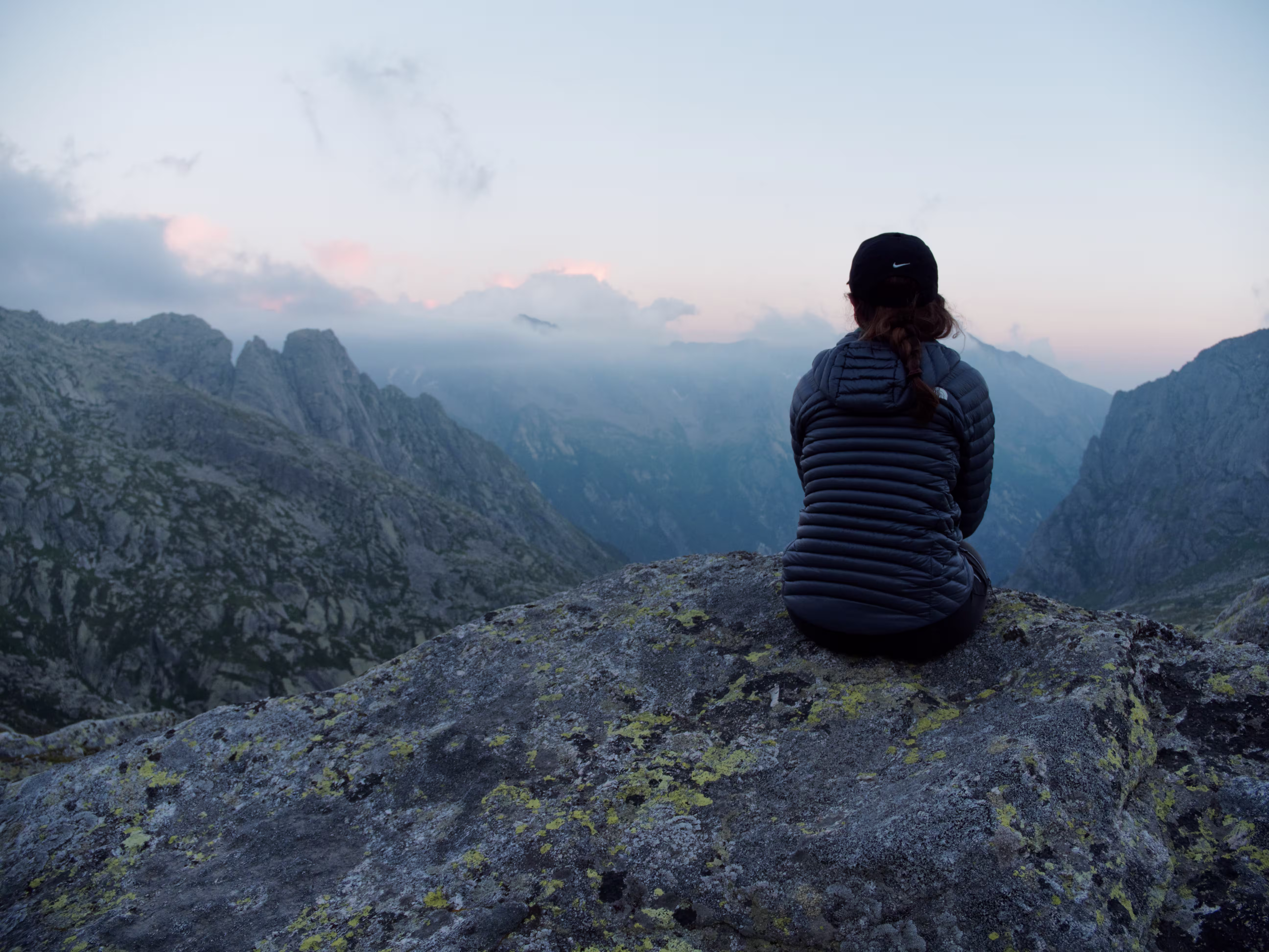 Il tramonto sulla Val di Mello