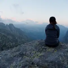 Il tramonto sulla Val di Mello