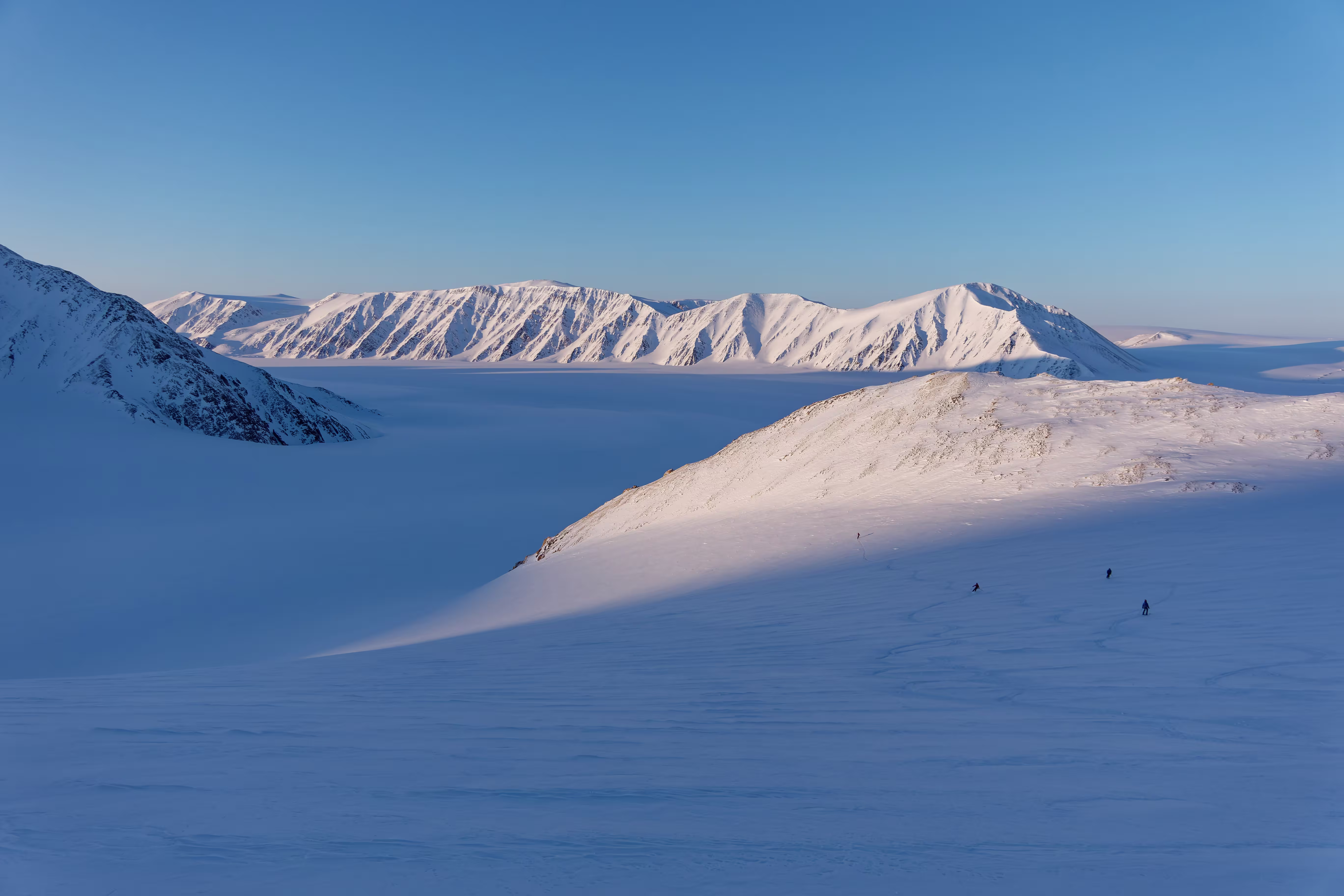 Discesa dal Malloryfjellet