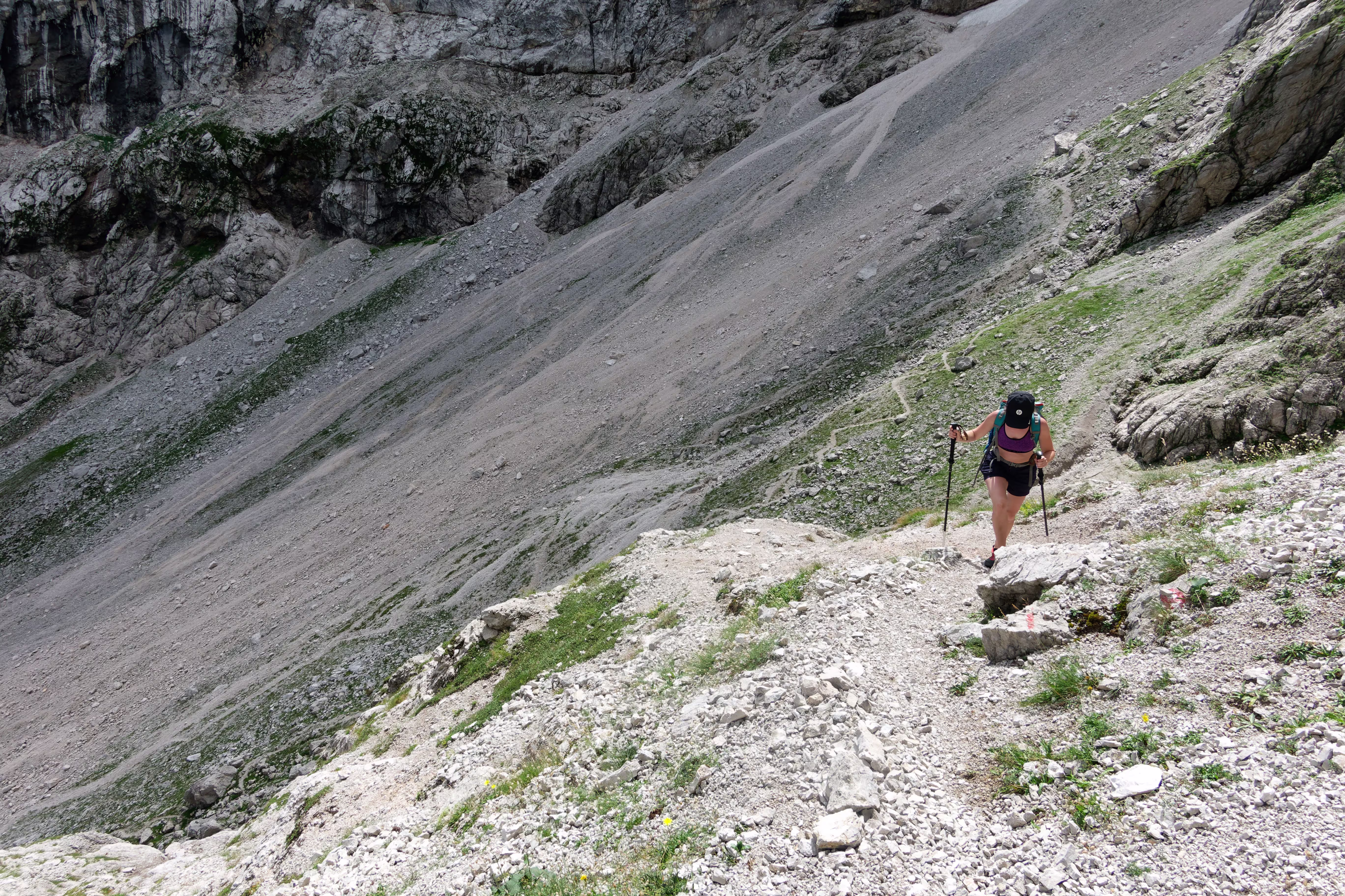 Sul sentiero che devia per il Kotovo Sedlo