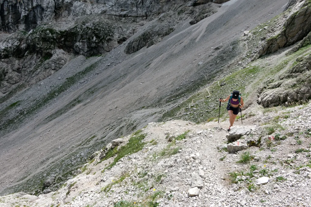 Sul sentiero che devia per il Kotovo Sedlo