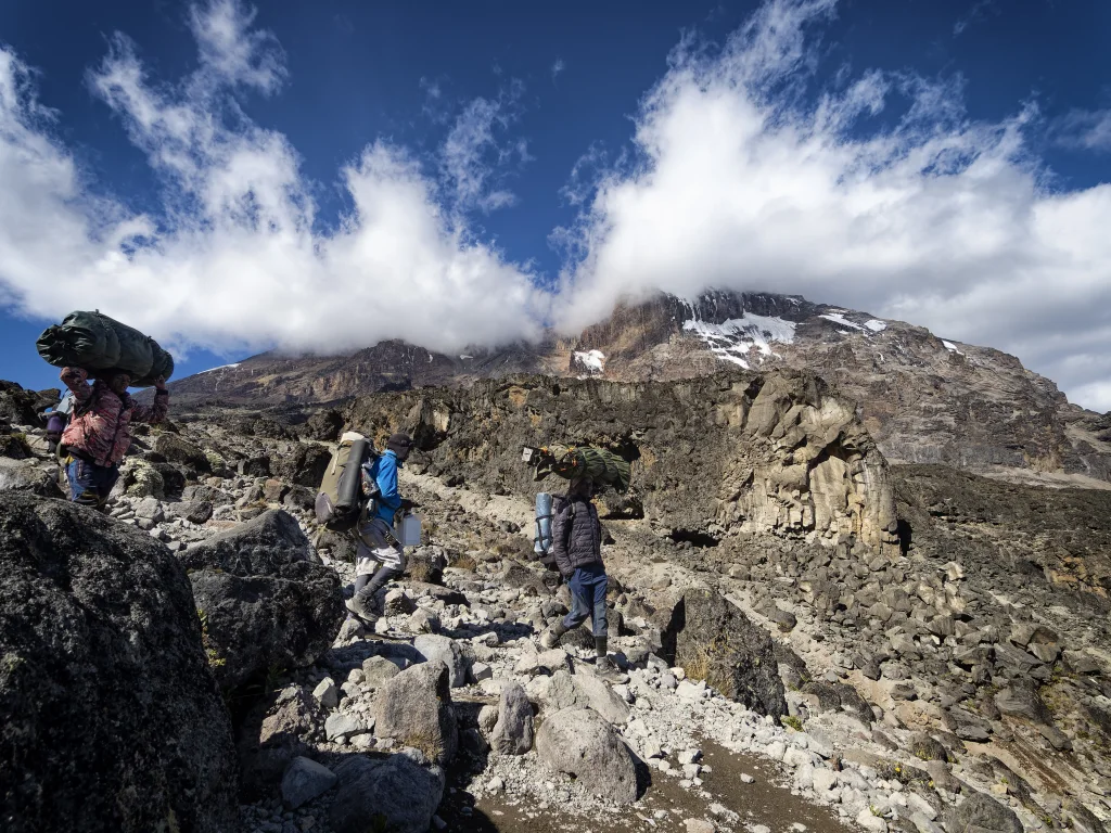 In discesa verso il Barranco Camp