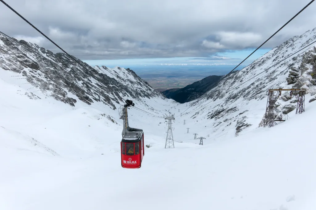 La funivia del Lago Bâlea