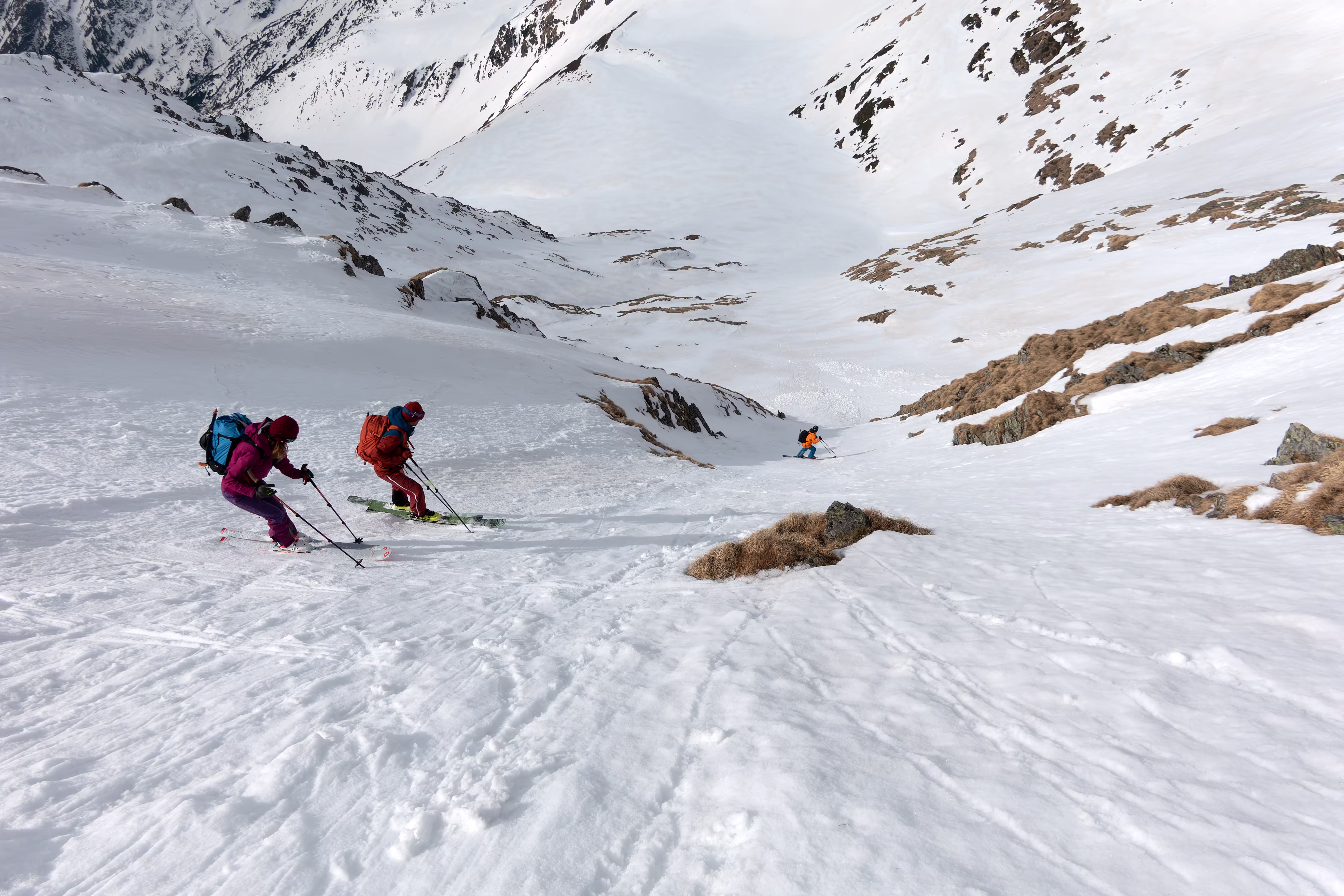 Il canale lo troviamo ma è ripido!