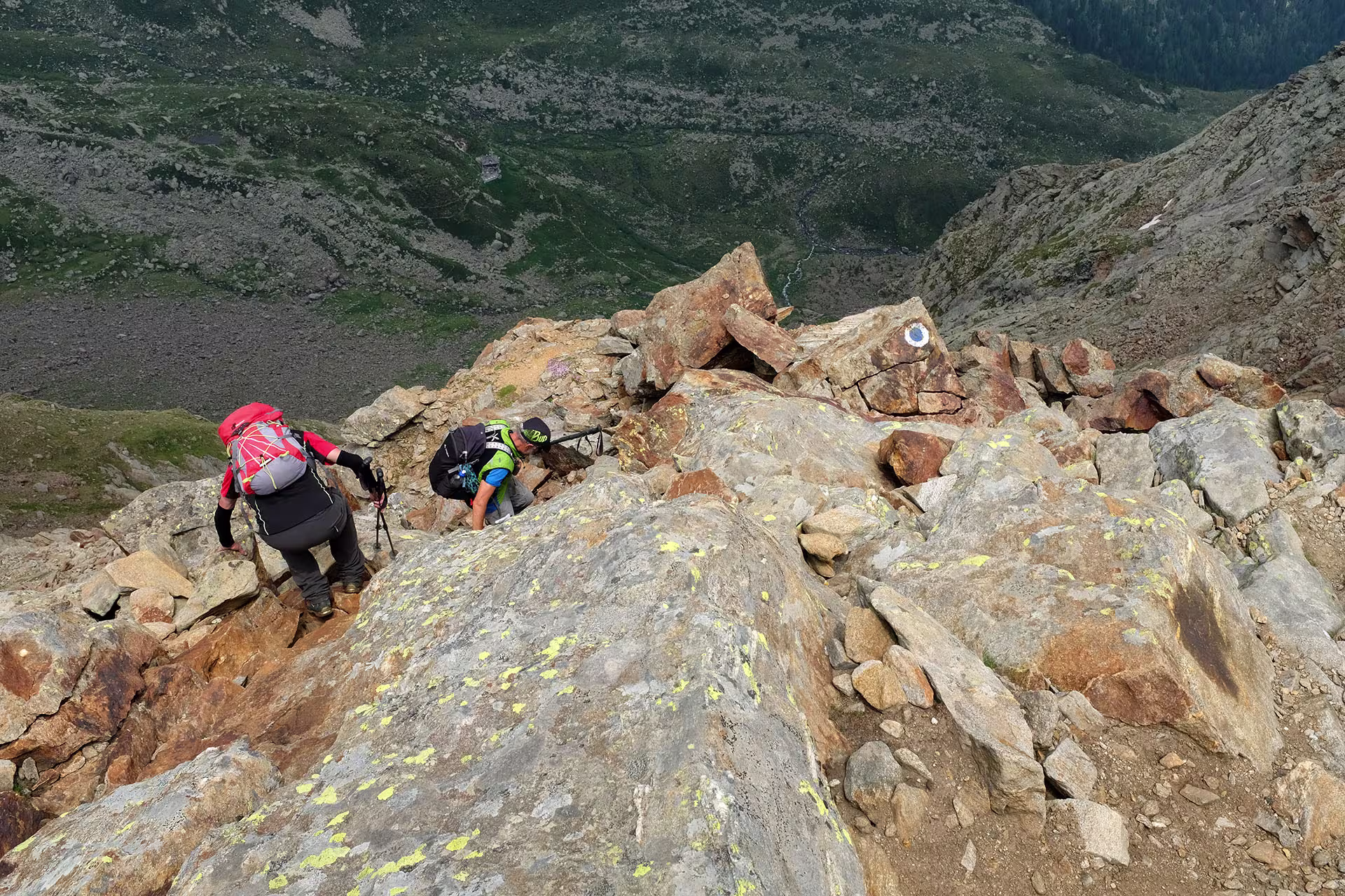 A picco sulla capanna