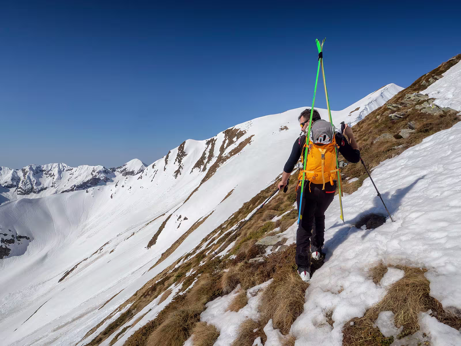 Parte alta della cresta