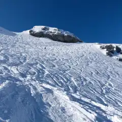 Ale sul traverso per arrivare in vetta