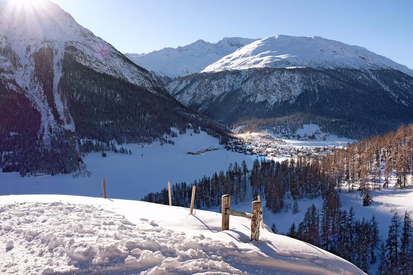 I primi caldi raggi di sole