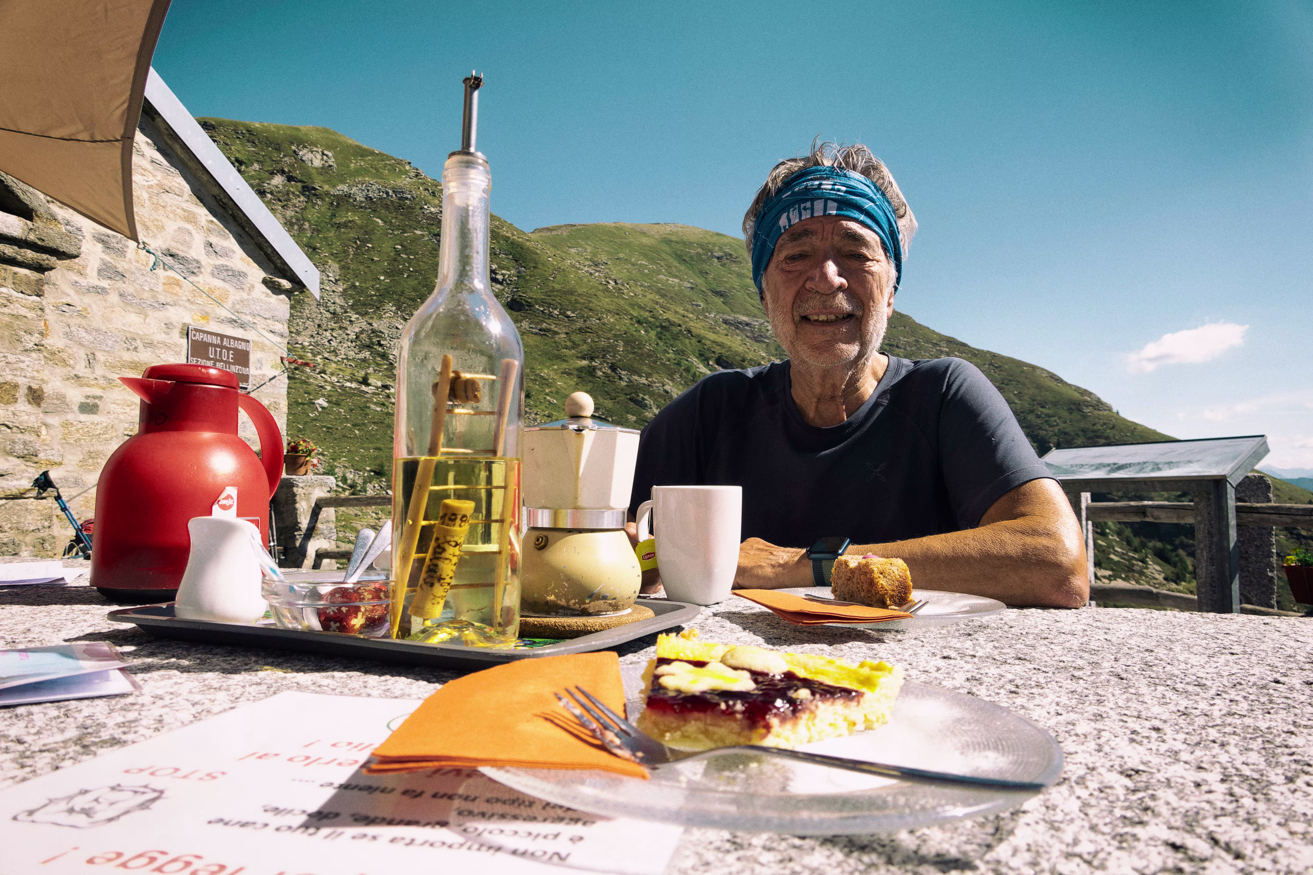 Stupenda colazione alla Capanna Albagno