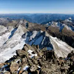 Magnifico panorama dalla vetta