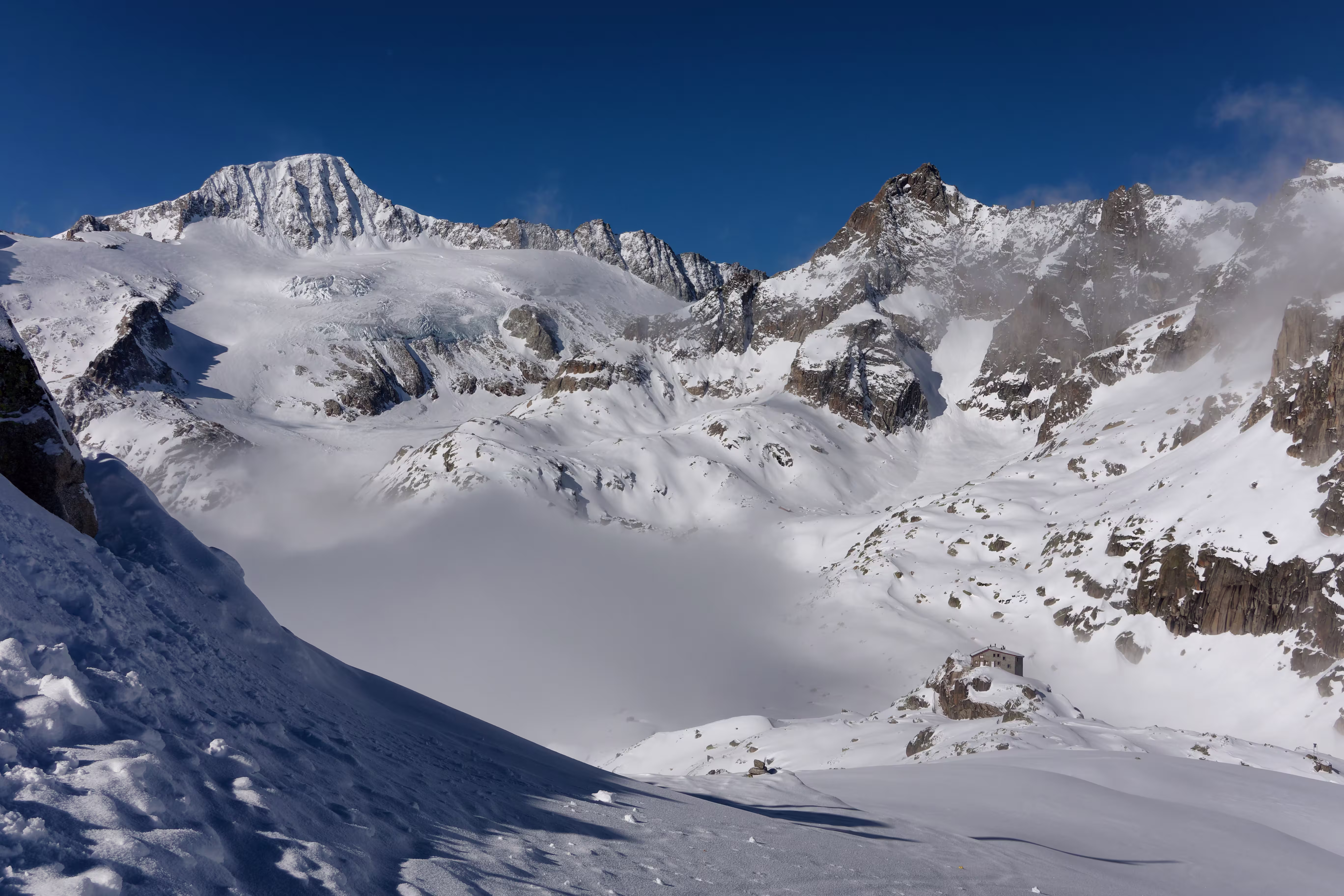Il Galenstock e l’Albert-Heim-Hütte