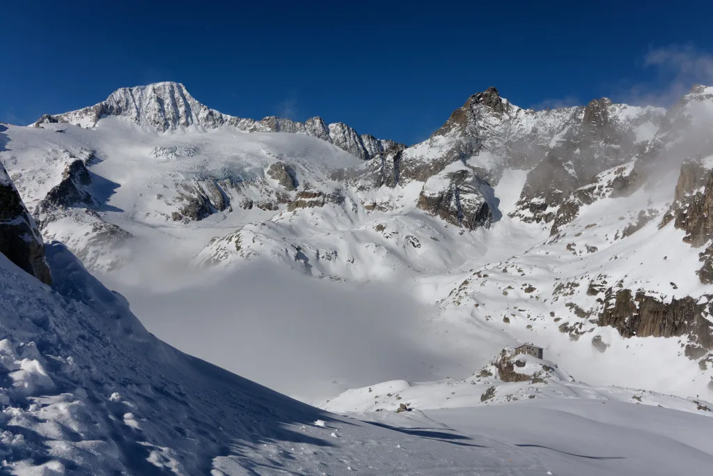 Il Galenstock e l’Albert-Heim-Hütte