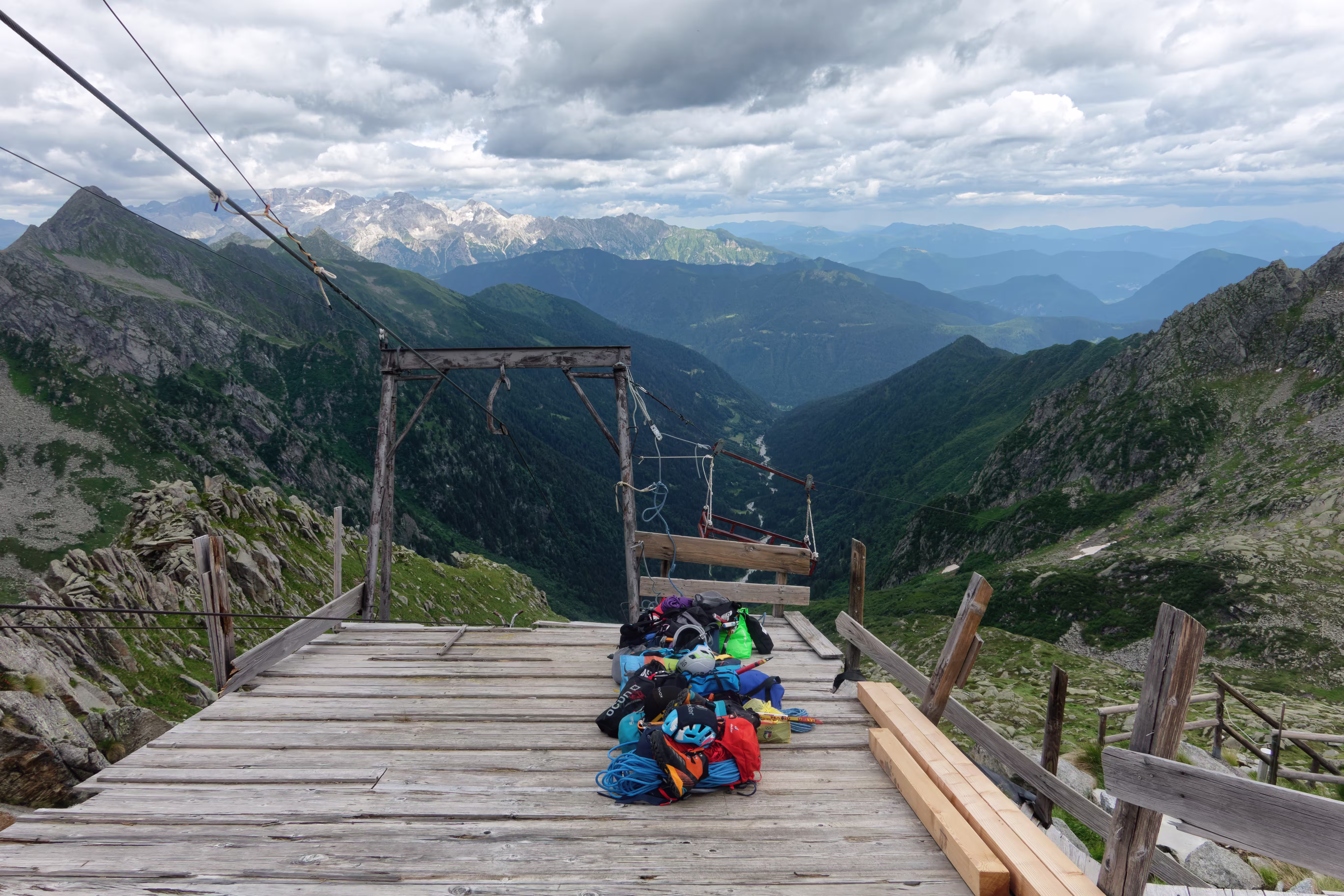 Il servizio taxi per gli zaini