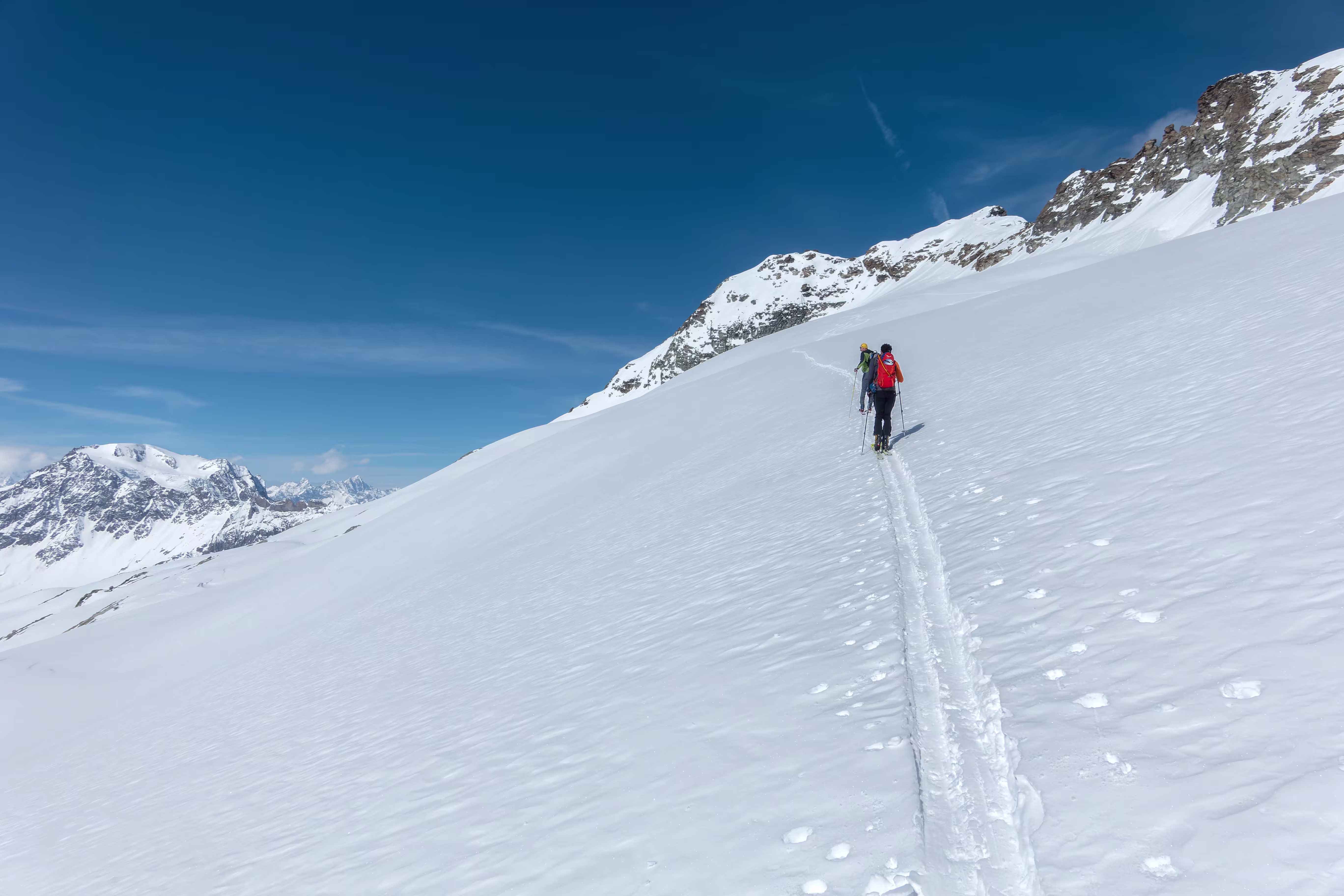 Verso la vetta del Mont Gelé
