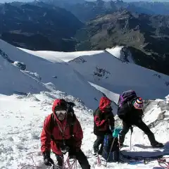 Poco sotto la cima