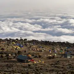 Lo Shira Camp sopra le nuvole