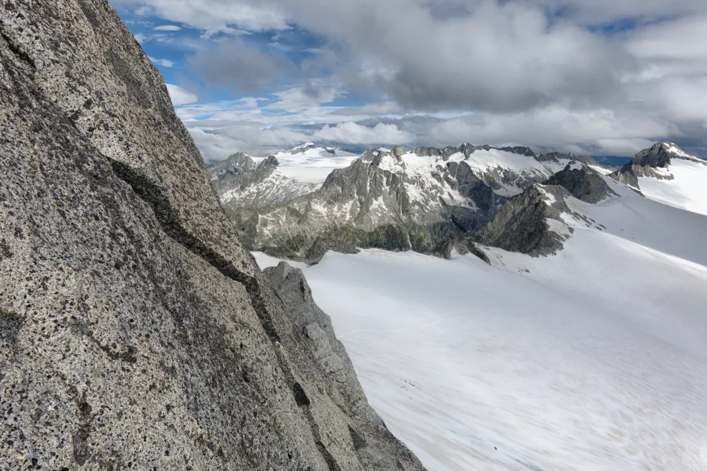 L’Adamello dalla cresta