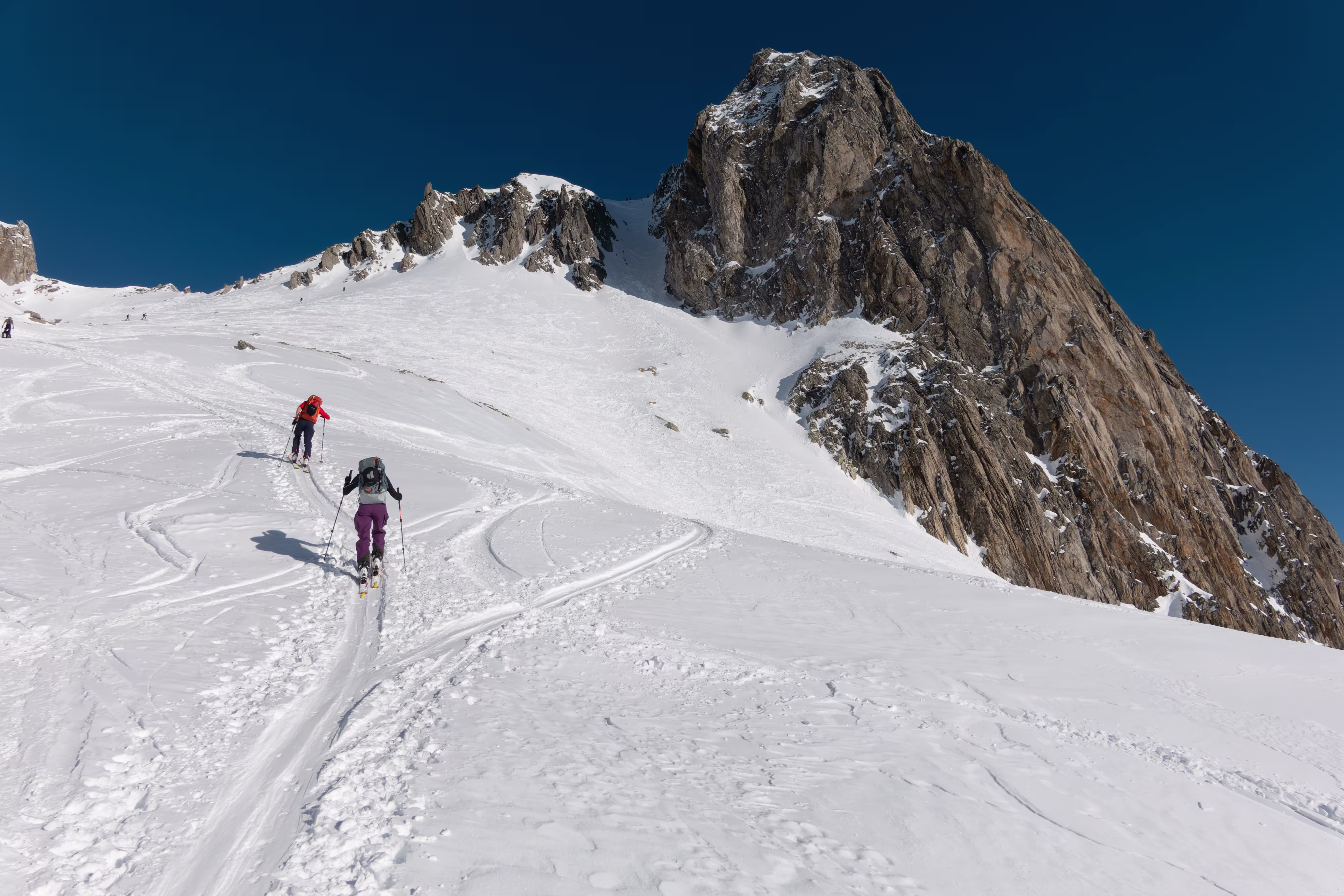 Il Pizzo Forcella e il canale di discesa