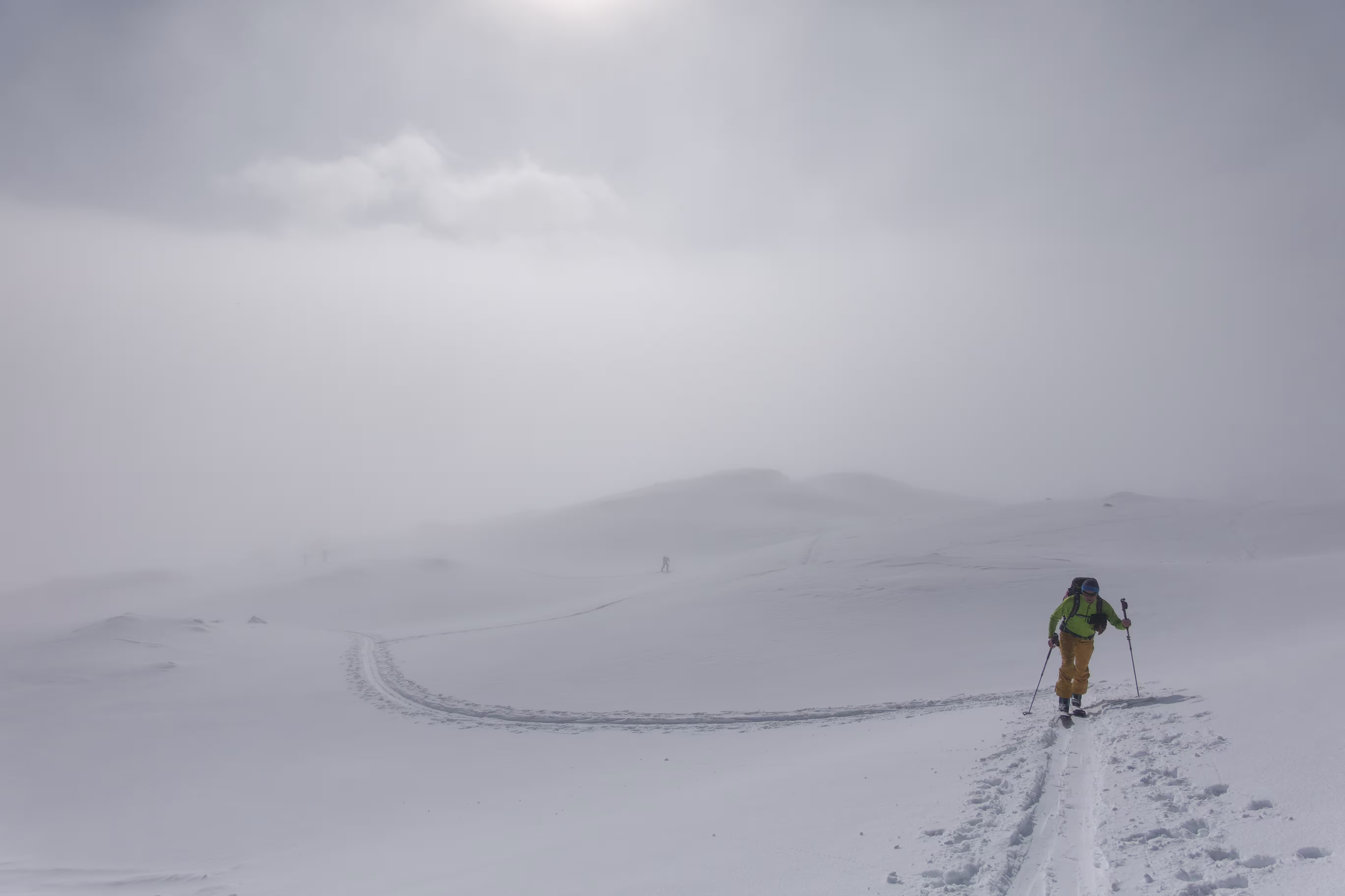Altri scialpinisti in arrivo