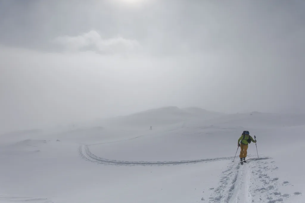 Altri scialpinisti in arrivo