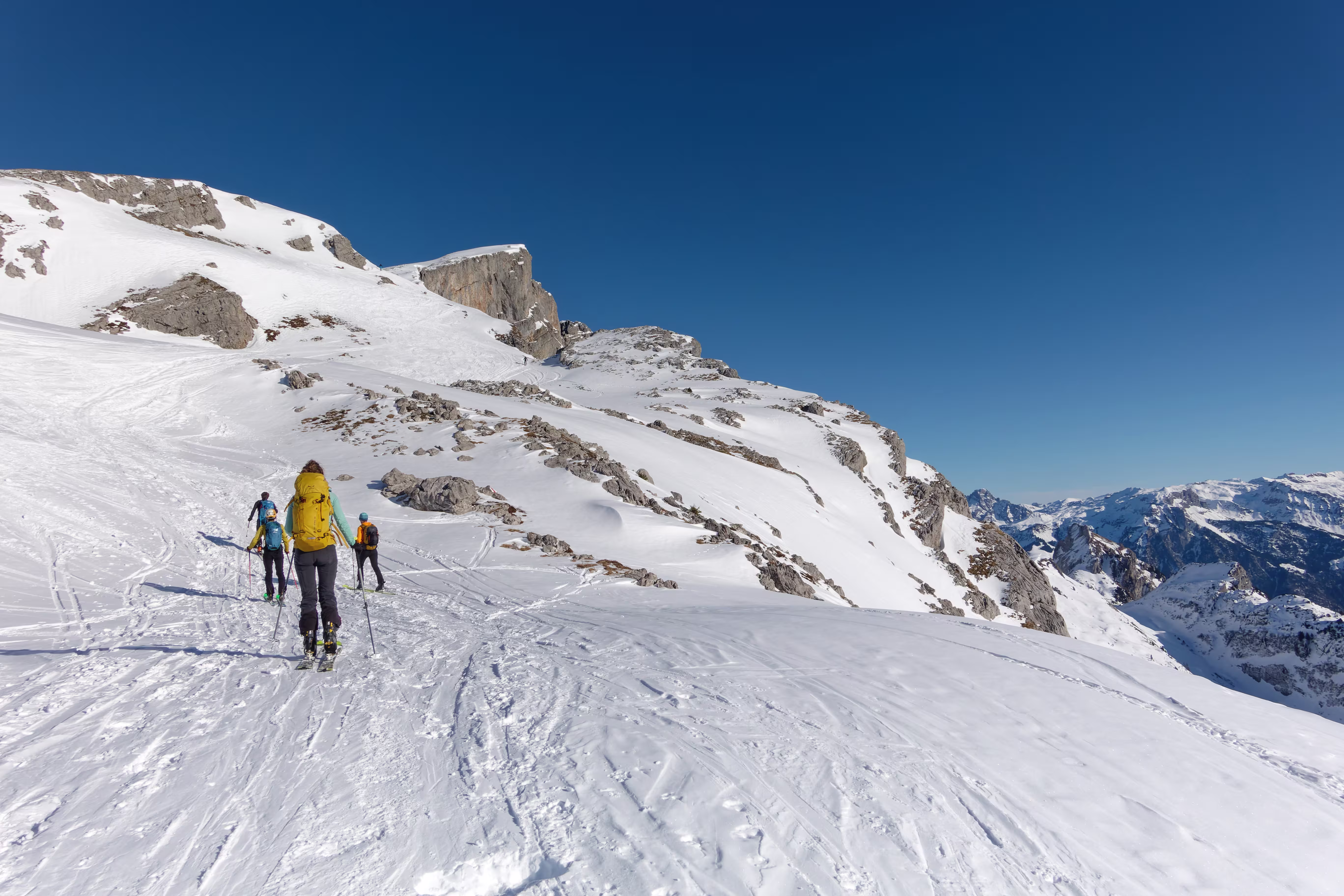 Il lungo tratto finale esposto a sud