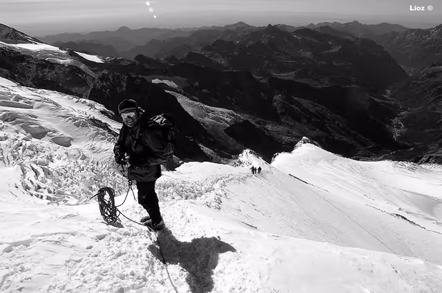 Ultimi metri verso il Colle Felik