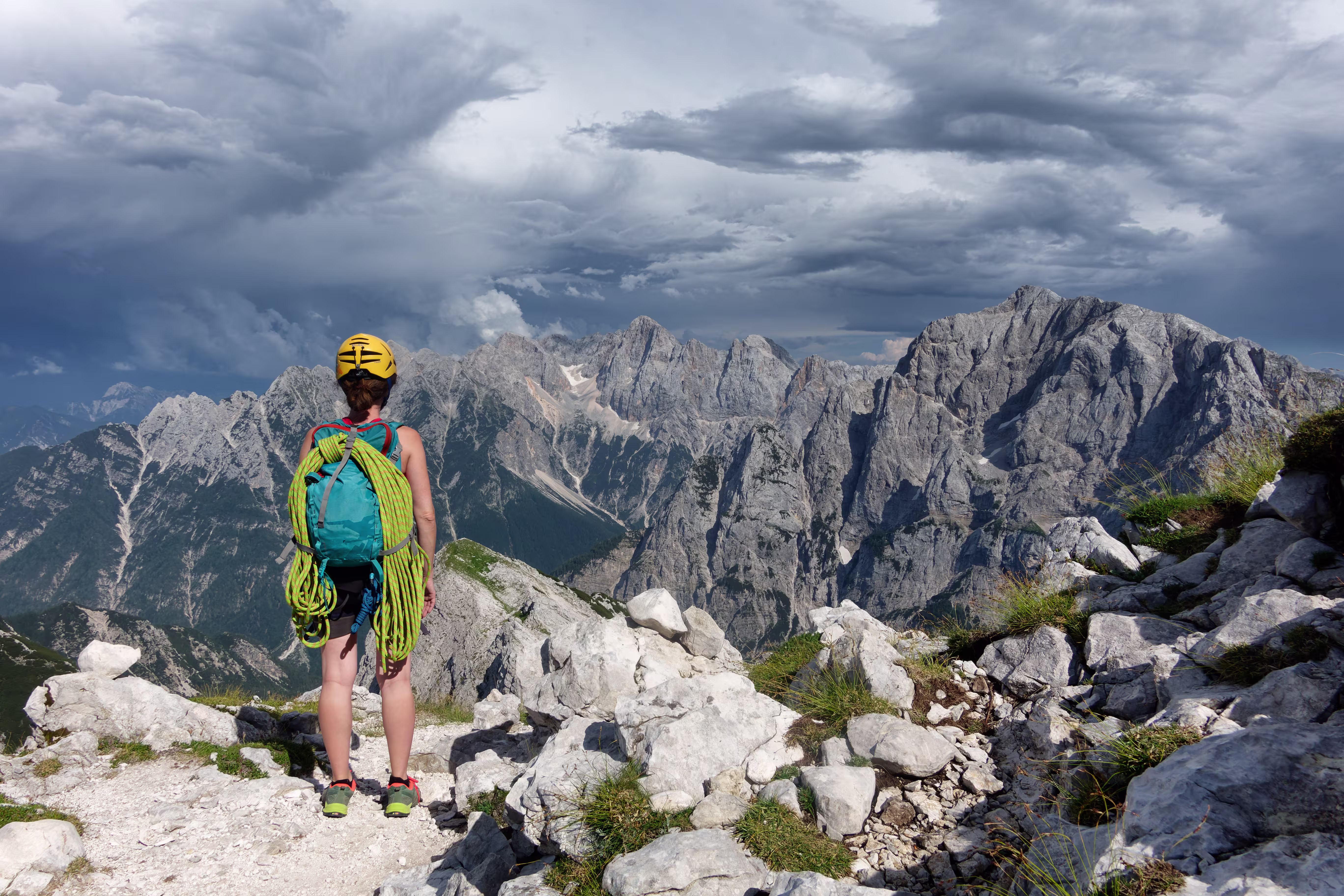 Ci godiamo lo splendido panorama 