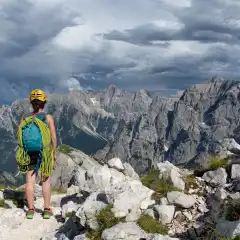 Ci godiamo lo splendido panorama 